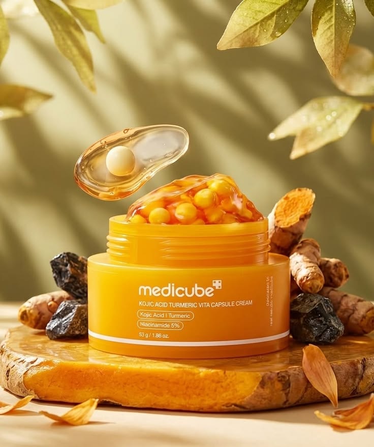 Medicube Kojic Acid Turmeric Vita Capsule Cream 53g, view 3